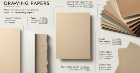 6 características do papel que todo iniciante no desenho precisa conhecer
